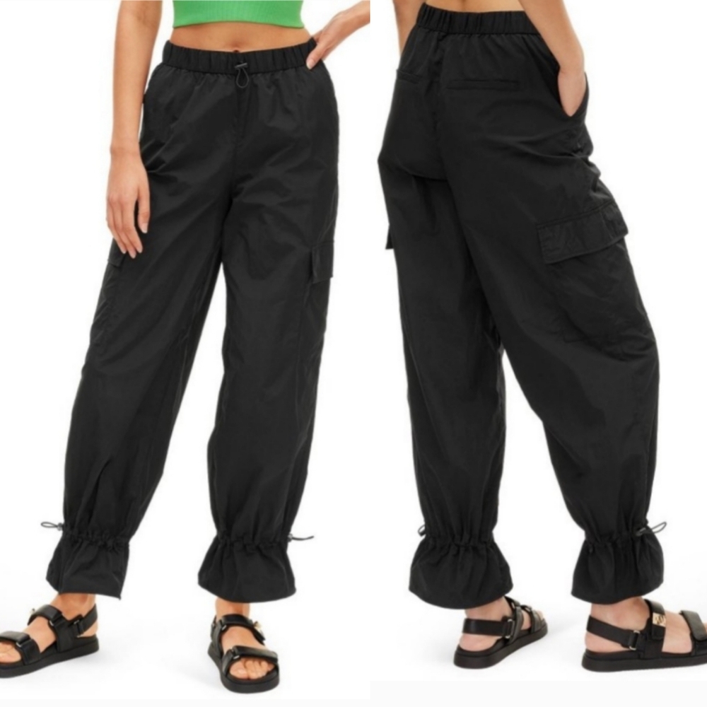NWT Diane Von Furstenberg X Target Colection Utility Cargo Pant in Black
